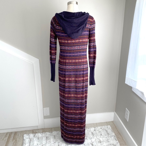 Ecote Urban Outfitters longline hooded sweater duster cardigan - Size S - Picture 4 of 12